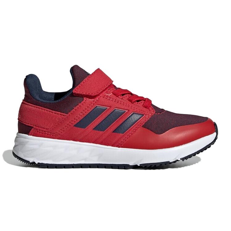 Adidas Fortafaito El K Breathable Low top Kids' Running Shoes Red Blue Kids' EF8285