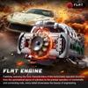 Mould King 10181 Технические игрушки-машинки Моторизованный плоский двигатель Сборный блок Двигатель автомобиля Кирпичная модель Детский рождественский подарок