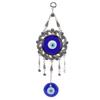 Blue Eye Wall Hanging Ornament Unique Pendant Hollow Flowers Turkish Lucky Wall Ornament for Home OfficeEyes