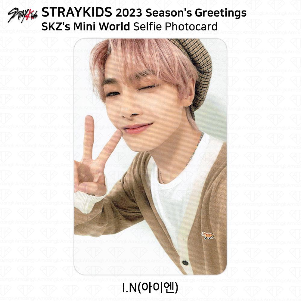 Stray Kids 2023 Новогодние поздравления Селфи Фотокарточка 4cut Photo JYP Shop Benefit