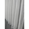 Honeycomb Top Slub Linen Patterned Ultra Draped Patterned Tulle Curtain 1 X 2 Sparse Pleated