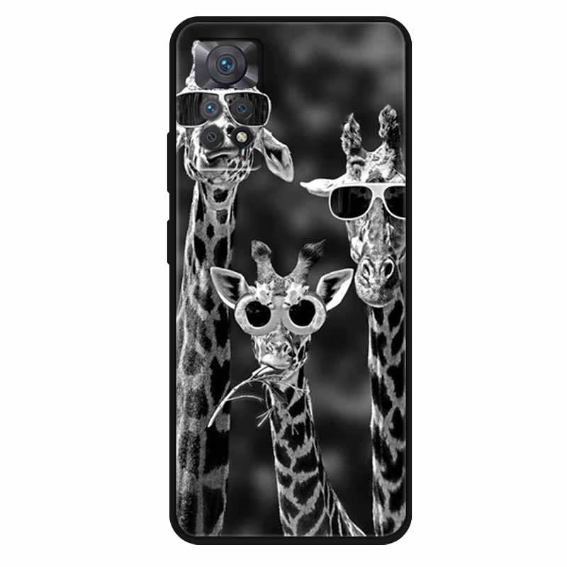 Чехол For Xiaomi Redmi Note 11 Pro 5G Чехол Крутой Космос Мягкий Силикон ТПУ Чехлы Для Xiaomi Redmi Note 11Pro 5G Волк Защитный Корпус