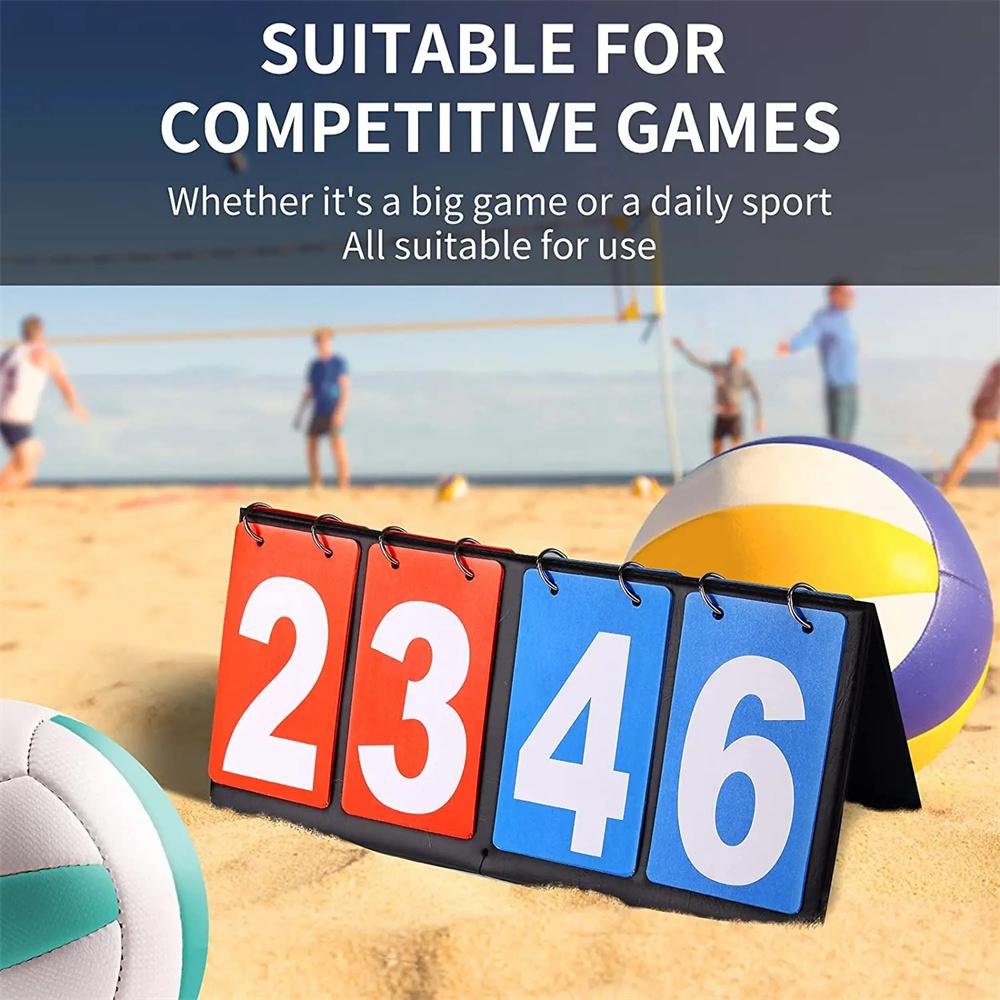 Спортивное табло для соревнований по баскетболу, бадминтону, футболу, волейболу. Цифровое табло для тренеров, многоцелевой счетчик очков.