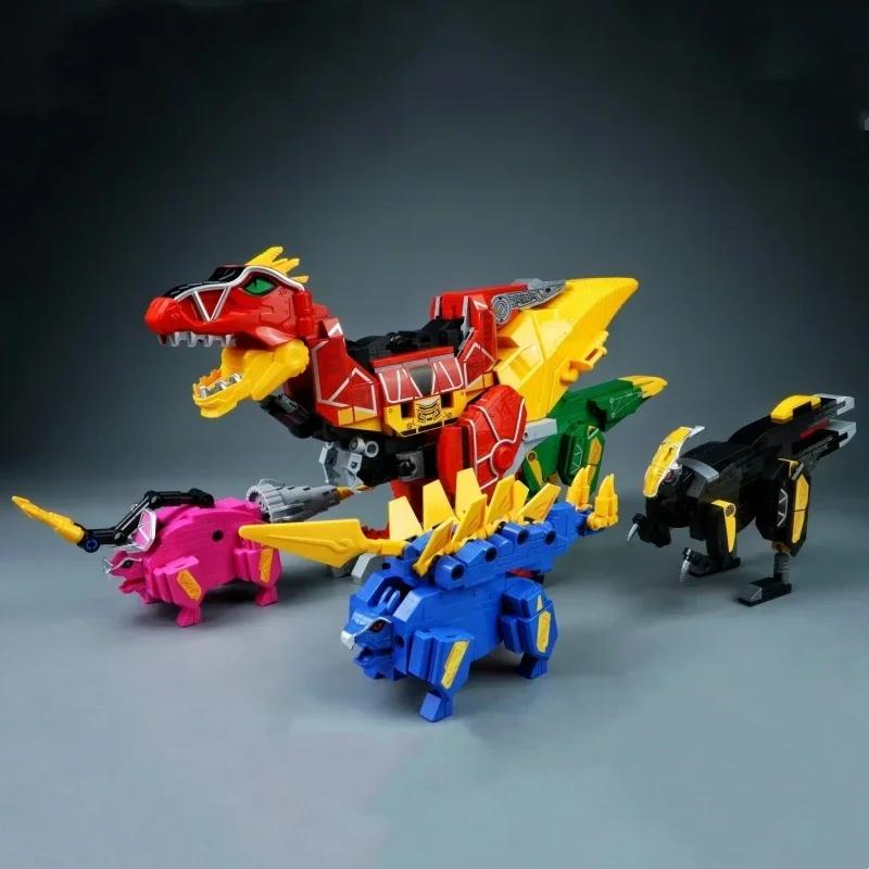 Keeppley Серия Zyuden Sentai Строительные блоки 3 в 1 Меха-Дракон Бог Динозавр Модель Образовательная игрушка Сборные украшения Подарок