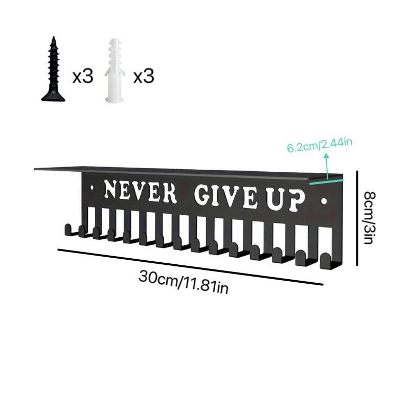 Металлическая стойка для медалей, держатель для медалей, настенный, большой вместимости, держатель для наград для соревнований, футбола, баскетбола, спорта, карате