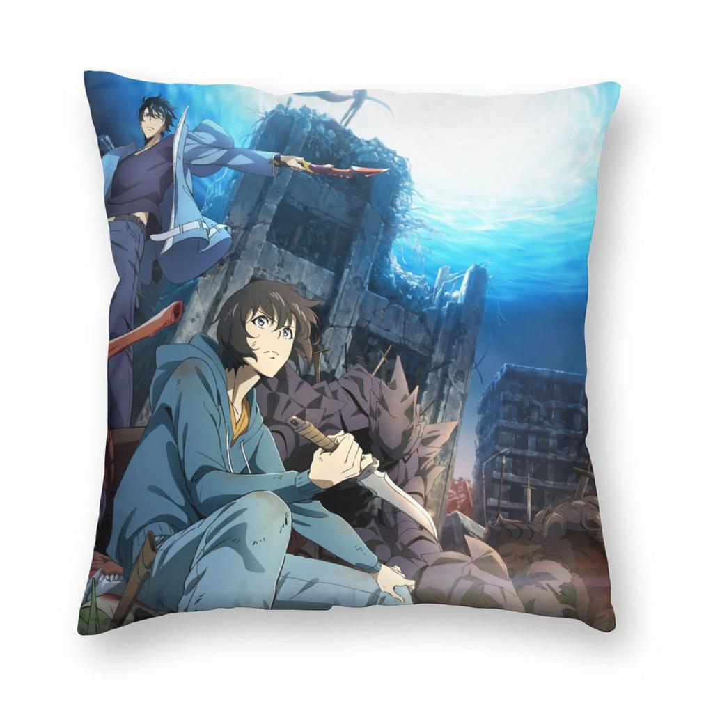 Solo Leveling Shadow Master Pillowcase Soft Polyester Cushion Cover Decoration Pillow Case Cover Home Zipper 45*45cm