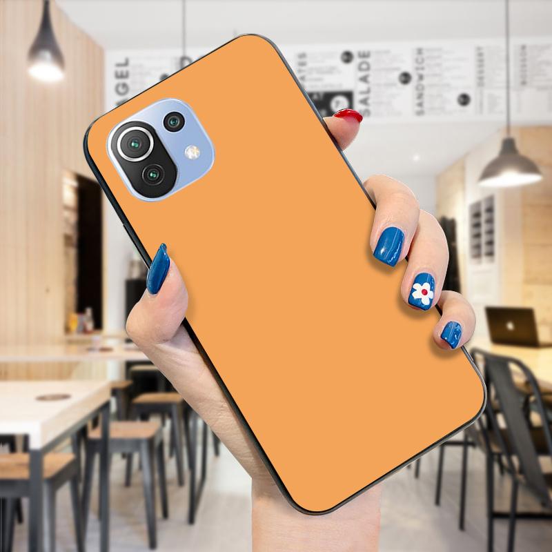 Сплошной цвет простой мягкий чехол для телефона противоударный силиконовый защитный чехол из ТПУ для Xiaomi Redmi