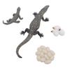 4 Pcs Lizard Life Cycle Toy PVC Realistic Educational Reptile Animal Growth Cycle Toy