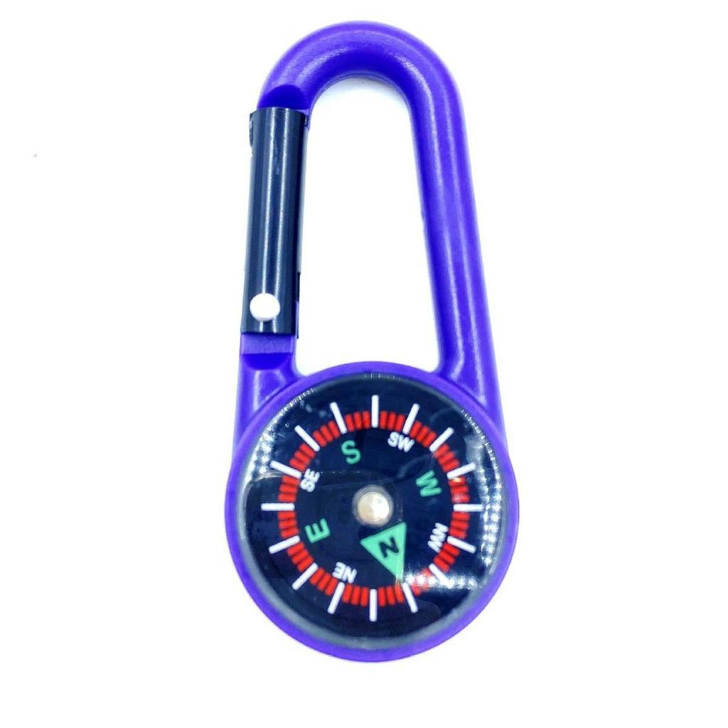 Портативный многофункциональный компас для походов с карабином