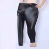 Women Sexy Thin Cashmere Leather Pants Matte Wear Leggings Elastic Pants