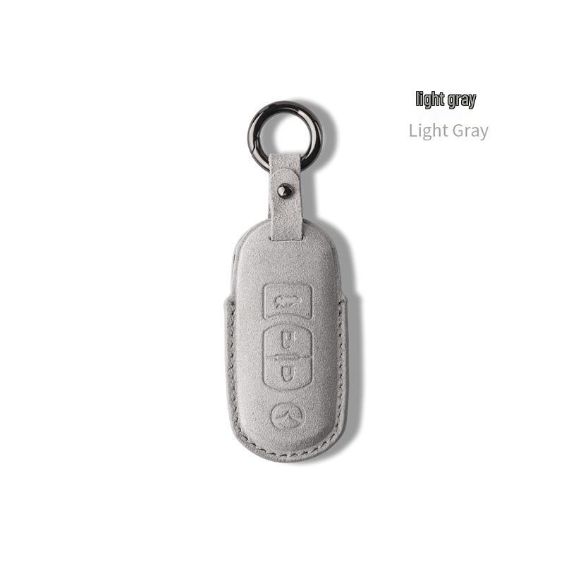 Премиальный замшевый чехол для ключей с пряжкой для Mazda CX-4, CX-5, Axela, Atenza и старой Mazda 6