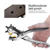 Multi-function Eyelet Pliers Punch with 5 Different Hole Sizes for Leather Bracelet