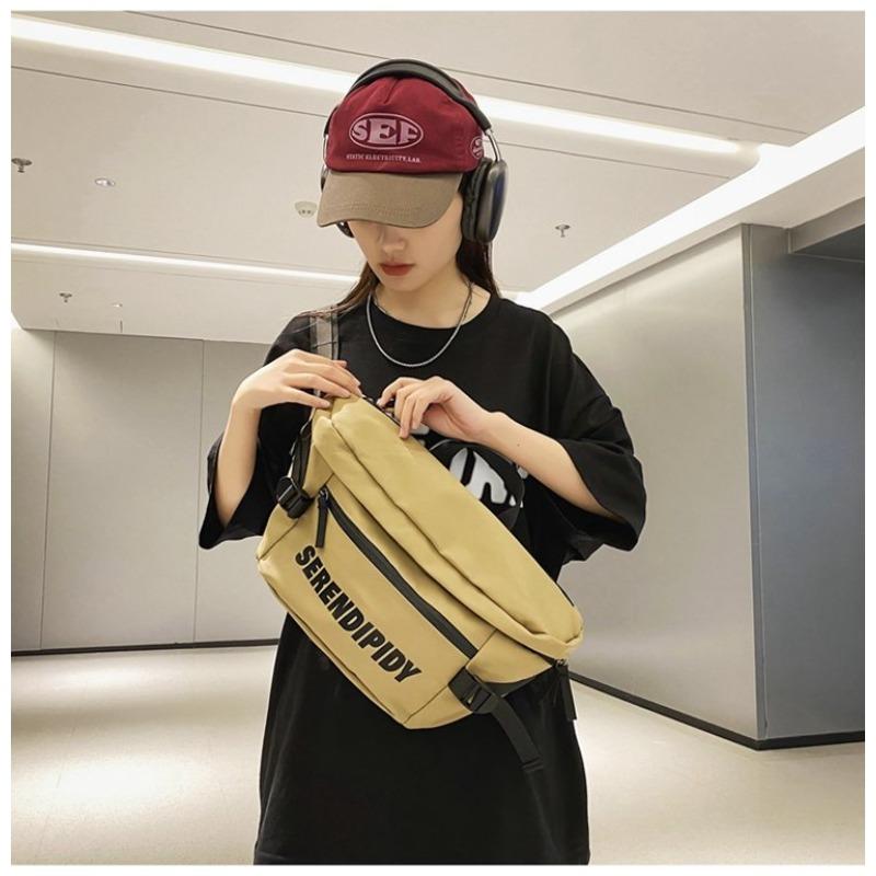 Женская брендовая поясная сумка-купер большой емкости через плечо, мужская японская многофункциональная поясная сумка на плечо для спорта и отдыха