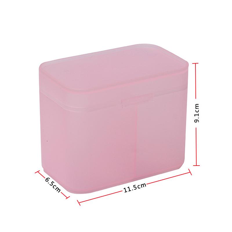 Ватные подушечки Тампоны Салфетки для ногтей Кисти для макияжа Органайзер Коробка для хранения Держатель-контейнер Независимый двойной отсек