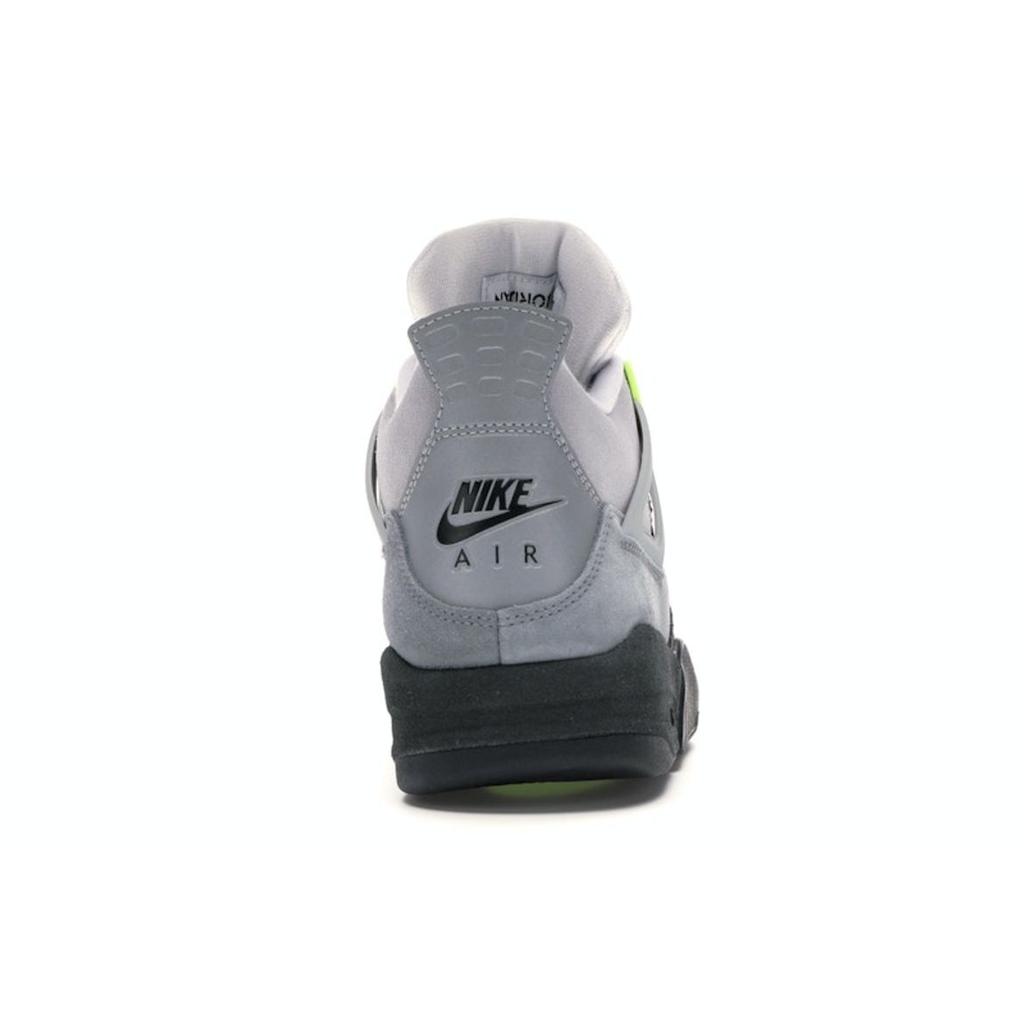 Кроссовки унисекс Air Jordan 4 Retro SE Neon 95 Серые Cool-Grey Volt CT5342-007
