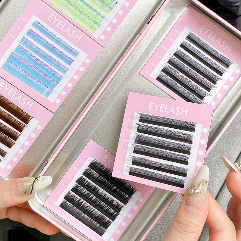 Пустая магнитная коробка для хранения накладных ресниц с 6 дискетами, держатель для накладных ресниц, контейнер для путешествий, держатель для ресниц