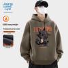 JEANSWEST LIFE Men's Heavyweight Hooded Fleece Sweatshirt