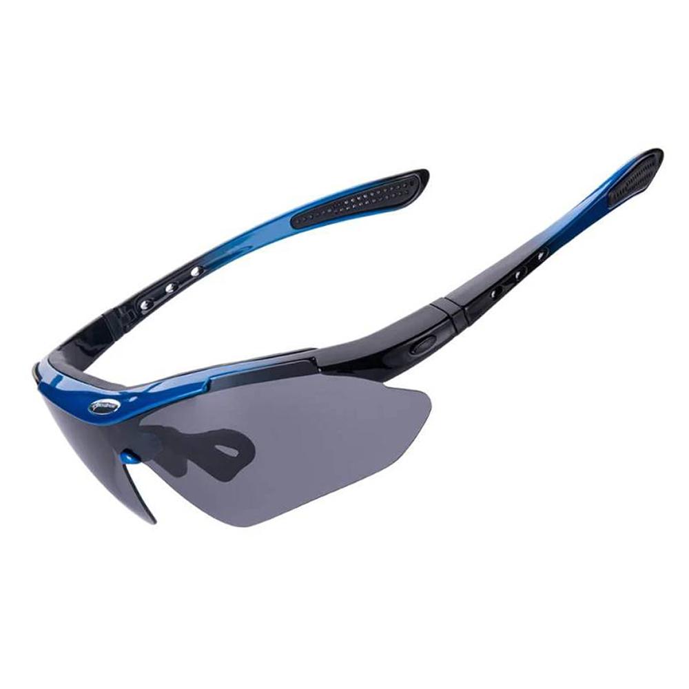 Polarized cycling glasses with UV 400 filter, blue
