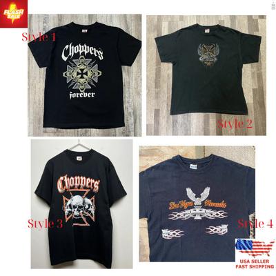 Новая одежда Винтажные Чопперы West Coast Choppers Футболка с крестом Стиль Y2K Унисекс Футболка