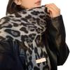 Классическое пончо-шаль с леопардовым принтом, кисточками, элегантный наряд, теплое одеяло