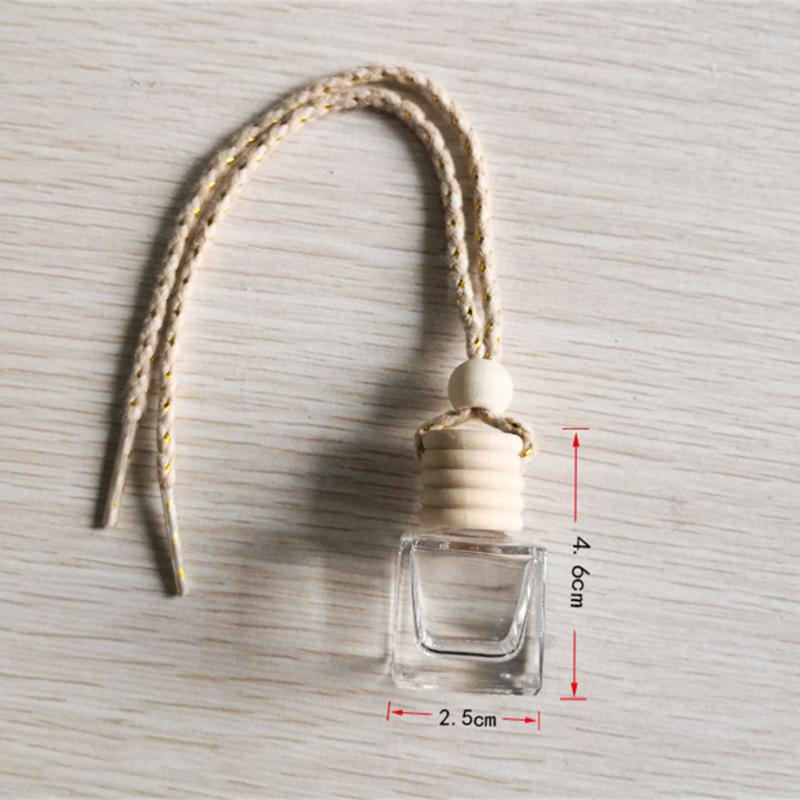 Пустая бутылка ароматерапия подвеска диффузор украшение для автомобиля ароматерапия украшение подвесной стеклянный флакон освежитель воздуха для автомобиля