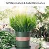 5 шт./10 шт./20 шт. Искусственное пластиковое 7-ветвистое травянистое растение Зеленая трава Имитация Искусственное растение Домашнее украшение Садоводство Трава Уличная
