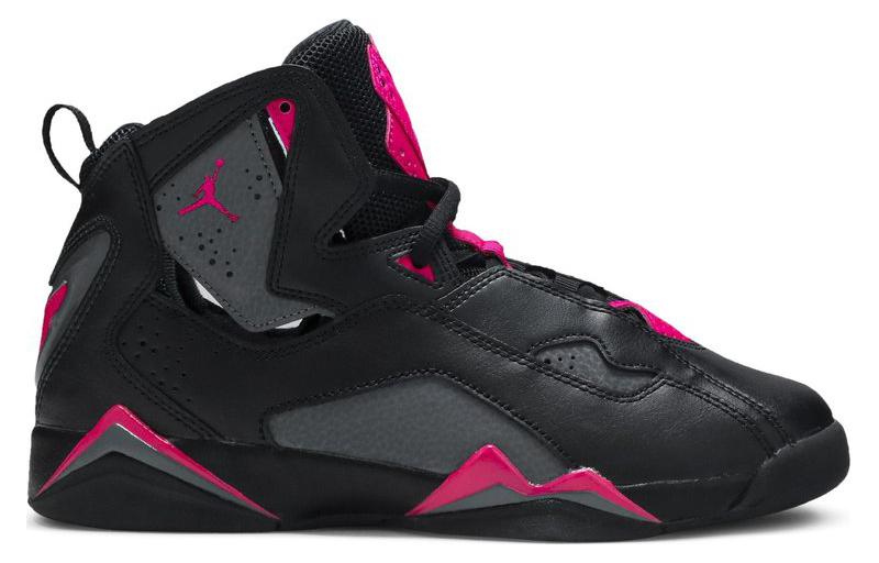 Jordan True Flight Черный Темно-серый Смертельно-розовый GS 342774-009