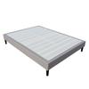 Sommier 120x190 cm - tapissier - housse lavable - pieds de 20 cm - 2 x 13 lattes - montage rapide - entretien facile