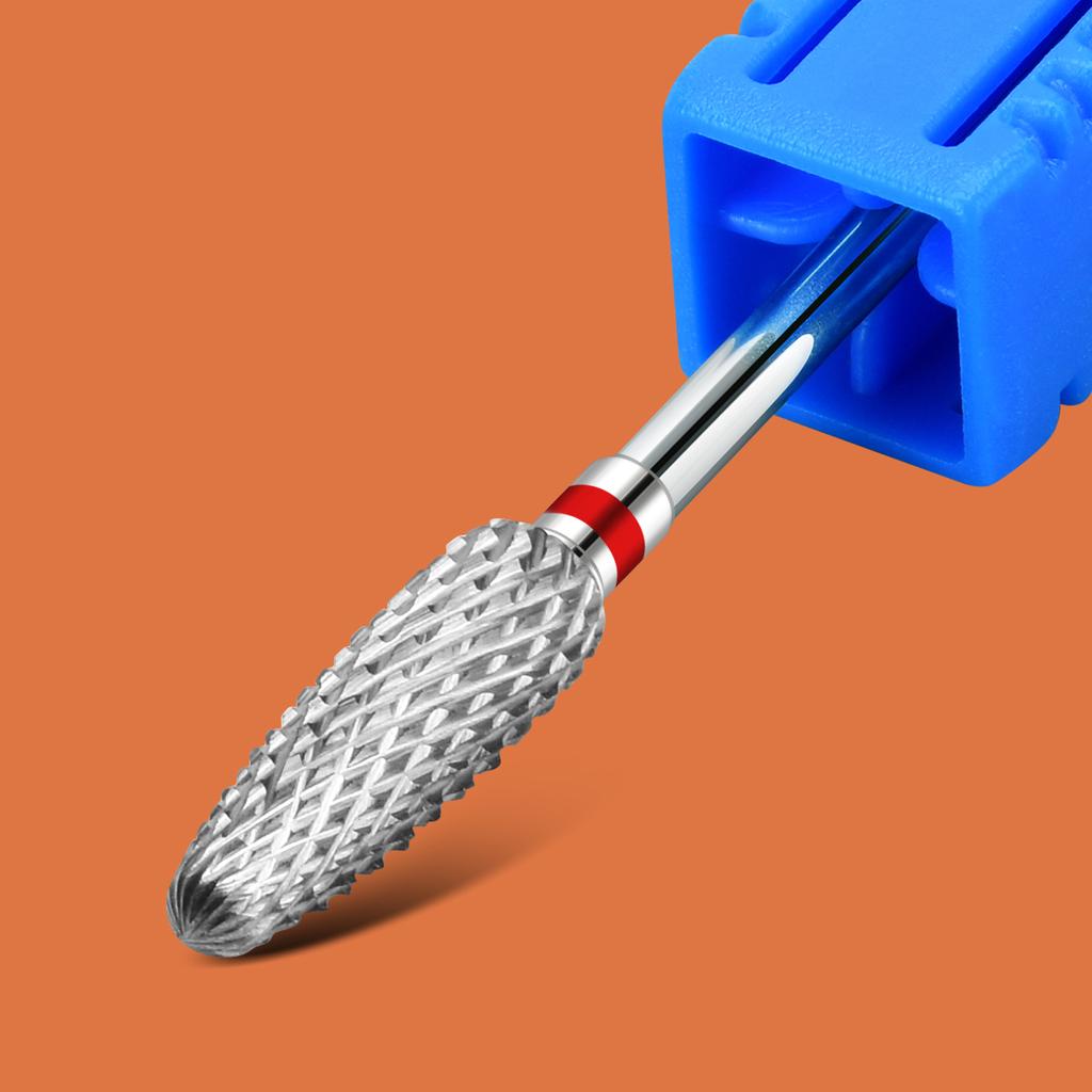 Твердосплавные вольфрамовые насадки для ногтей, фрезы, электрические сверла для ногтей, инструменты для очистки кутикулы для педикюра, маникюрные буферы, дрель