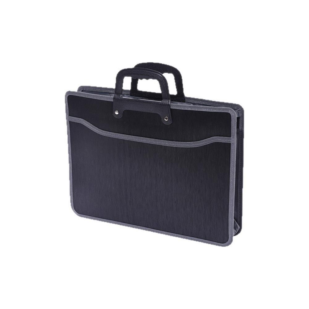 Oxford Cloth Office Briefcase Waterproof Document Handbag Protective Portable File Bag Car Side