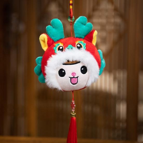 Плюшевый дракон, милый дракон, кукла, подвеска в китайском народном стиле, плюшевые игрушки