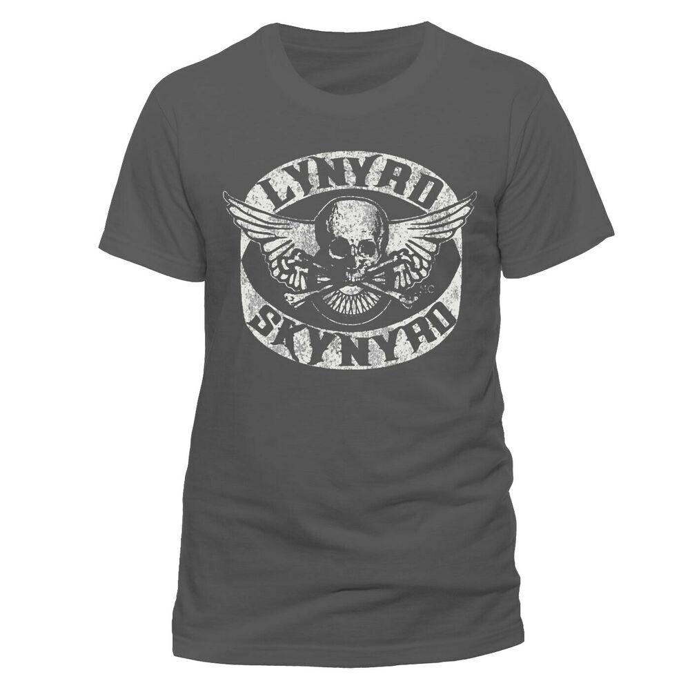 Серая футболка унисекс Lynyrd Skynyrd Biker Patch ly Classic Rock