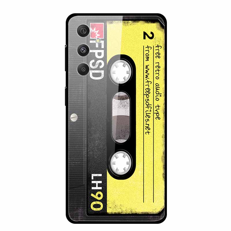 Tempered Glass Case For Samsung Galaxy A55 5G Glass Case Hard Back Cover Soft Bumper For Samsung A55 Case A 55 Phone Cover Coque