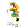 1 шт. Автоматический портативный настольный теннисный аппарат для подачи, пусковой робот для любителей пинг-понга, тренировочное оборудование - зеленый