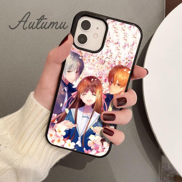 Чехол для телефона «Корзина с фруктами» в стиле аниме для iPhone 11 12 13 14 Pro Max mini X XR XS SE 2020 6S 7 8 Plus Samsung Galaxy S21 S22