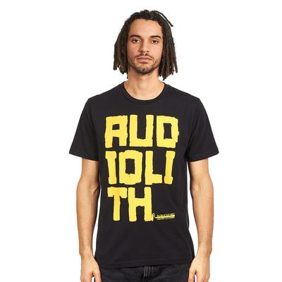 Audiolite Block Roll черная желтая футболка унисекс