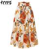 Women's Flower Pattern Print Casual Summer Spring Skirts