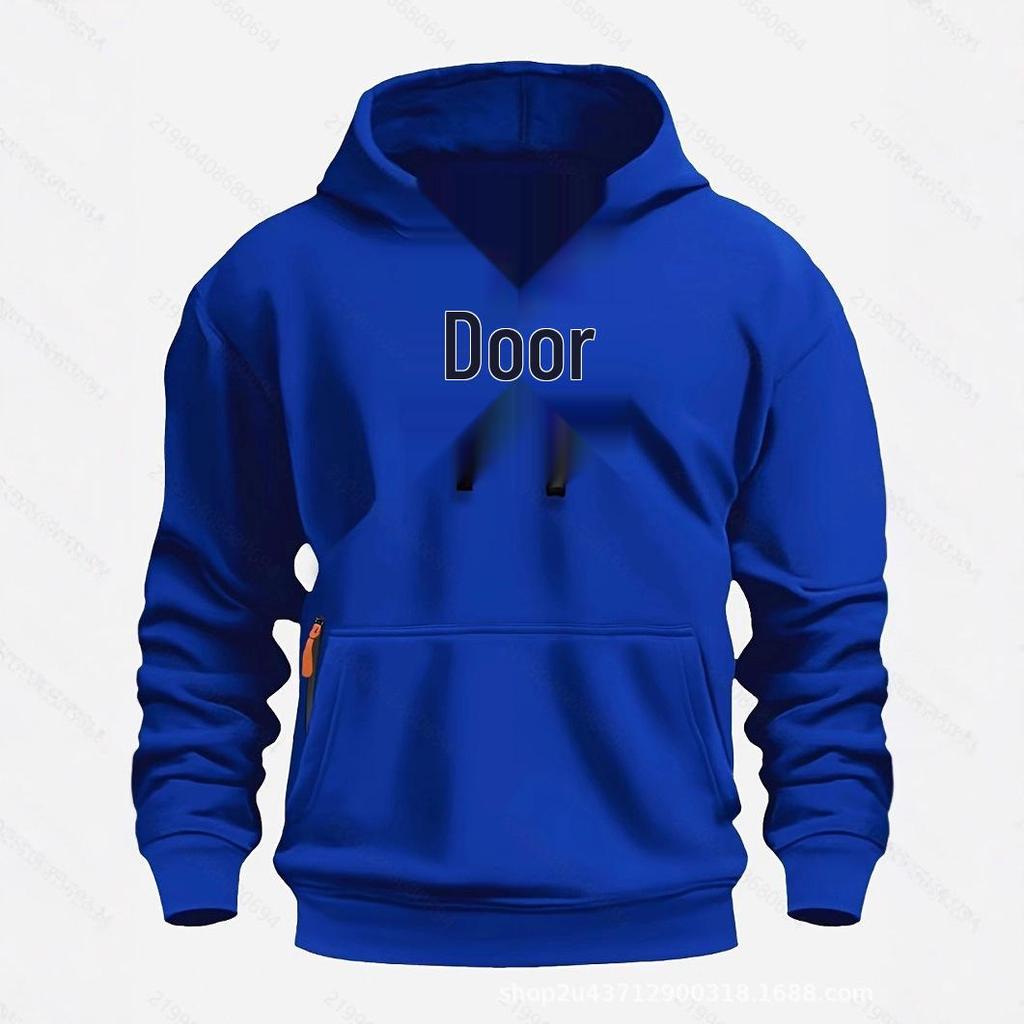Men's 2025 Solid Color Casual Pullover Hoodie - Spring/Autumn Fashion Trend