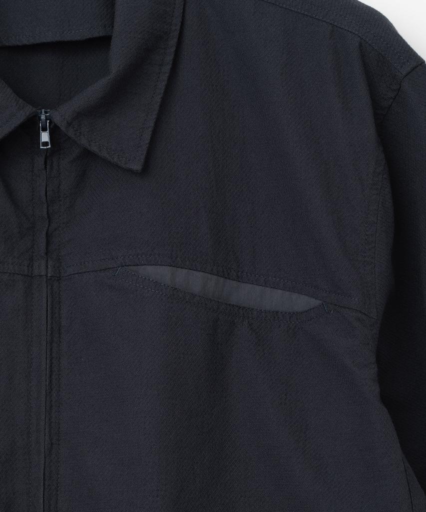 MILLO ARCHIVE League Zip-Up Shirt [Navy]