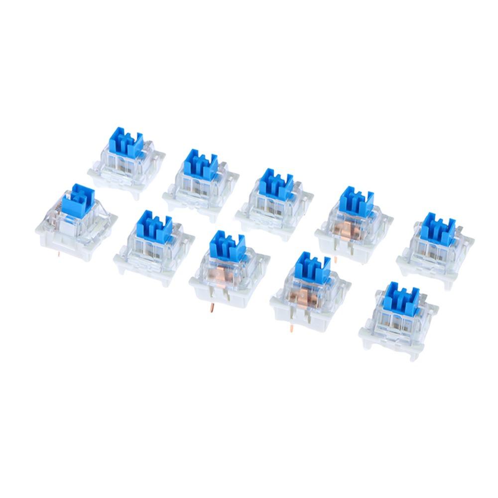 10Pcs Knocking 3 Pin Tactile Switches Dust-proof Keyboard Switch Replacement Gaming Keyboard