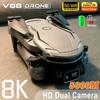 V88 Drone RC 8K HD Dual Camera Professional Obstacle Avoidance Aerial Hovering Photography GPS Optical Flow Brushless Quadcopter