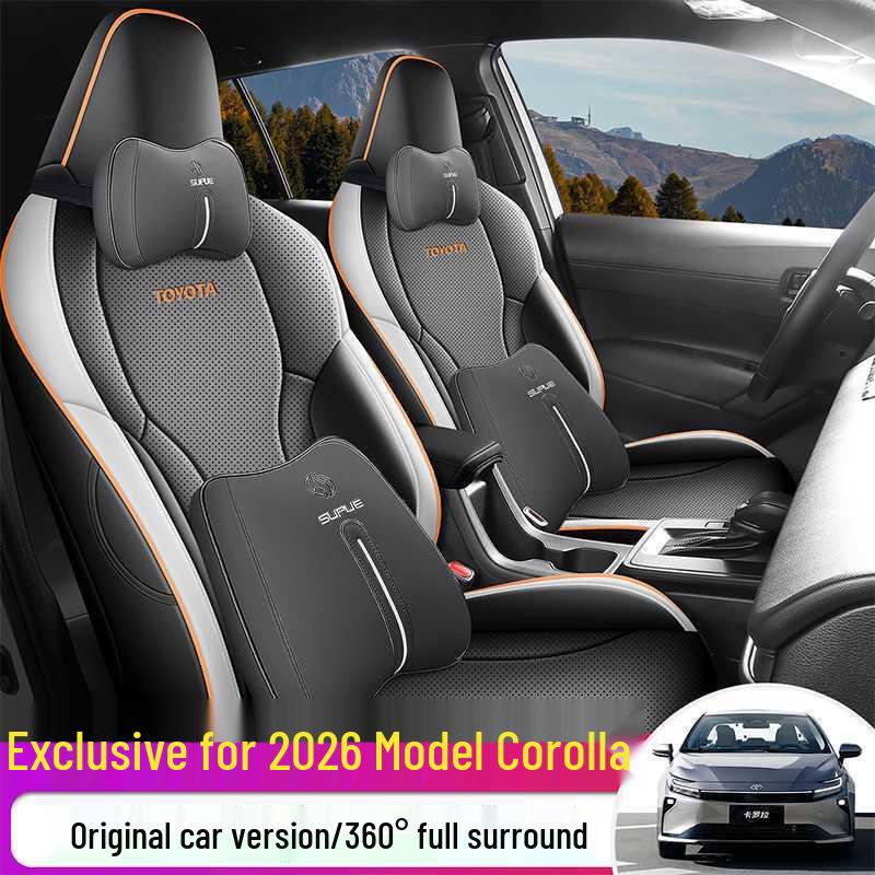 Custom All-Season Full-Coverage Seat Cushions for 2026 Toyota Corolla