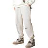 Li Ning Bad Five Chang An Молодежные Флисовые Теплые Свободные Вязаные Спортивные Штаны с Манжетами Мужские штаны Ванильно-Белый AKLRF27-2