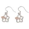 Earrings Hawaiian Jewelry Pink Hibiscus Hook Jewelry [LocoMocoAloha] [Genuine]