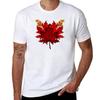 Mighty Maple Leaf Tshirt Basic Short Sleeve Cotton Blend Tshirt