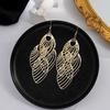 Simple Leaf Hollow Earrings, Exaggerated And Creative Multi-Layer Five-Pointed Star Long Fringed Earrings
