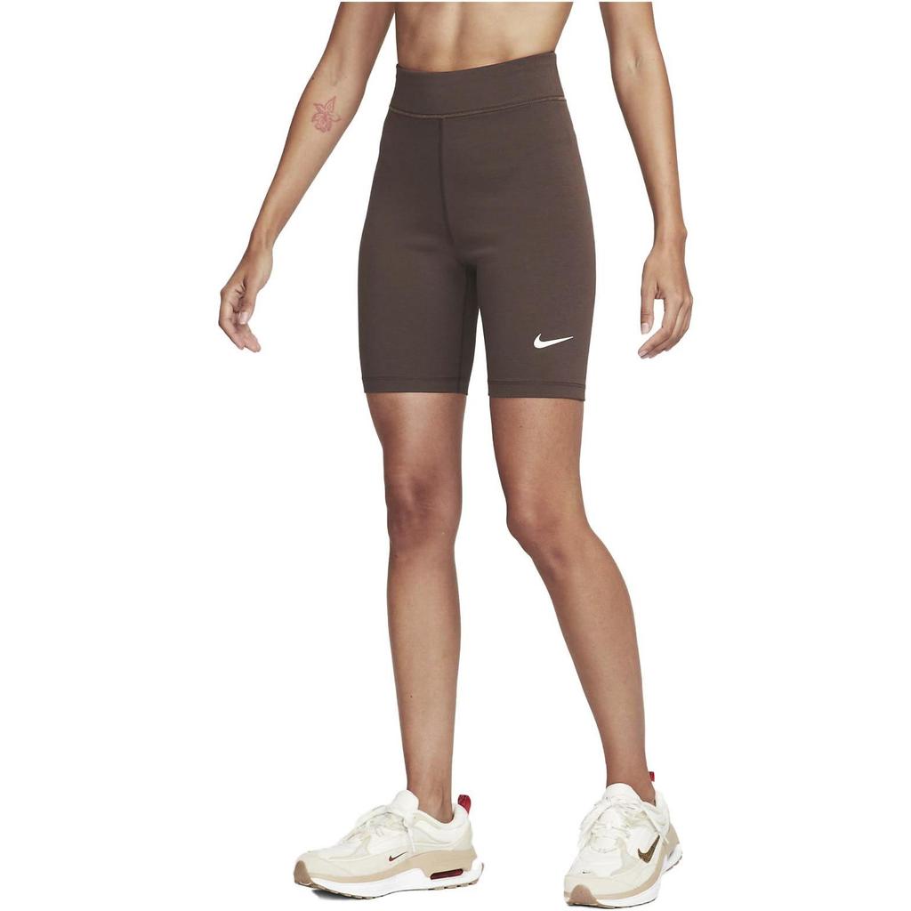 Nike Спортивные шорты-велосипедки женские Sportswear Leg-A-See Коричневые DV7798-237