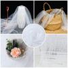 Зашитый Мягкий Сетчатый Ткань Белый Розовый Фиолетовый DIY Швейные Материалы Свадебная Вечеринка Декор Блестящий Звездный Узор Ткань Свадебный Декор