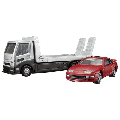 TAKARA TOMY Премиум Tomica Transporter Nissan Fairlady Z 300ZX Twin Mini Car Toy Ages Boxed Toy Стандарты безопасности прошли сертификацию ST Mark