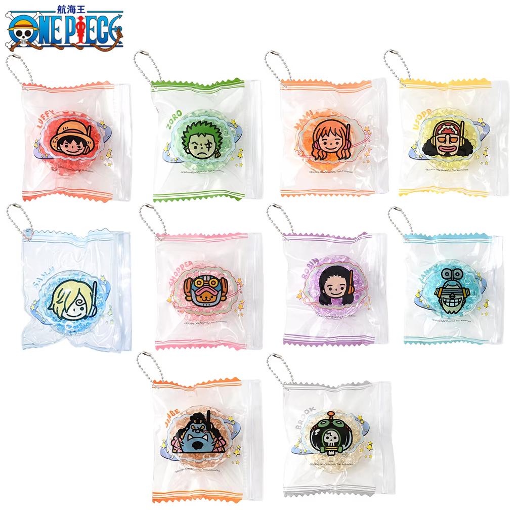 1pc Officially One Piece Egghead Candy Squishy Keychain Blind Bag | Stress Relief & Collectible Gift for Holidays & Birthdays.